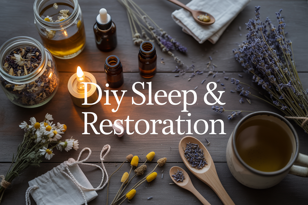 DIY Corner: Sleep teas, herbal bath soaks, massage oils