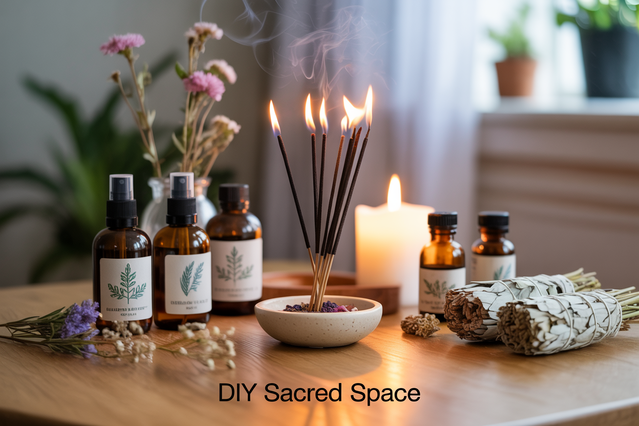DIY Corner: Room sprays, incense blends, space-clearing rituals
