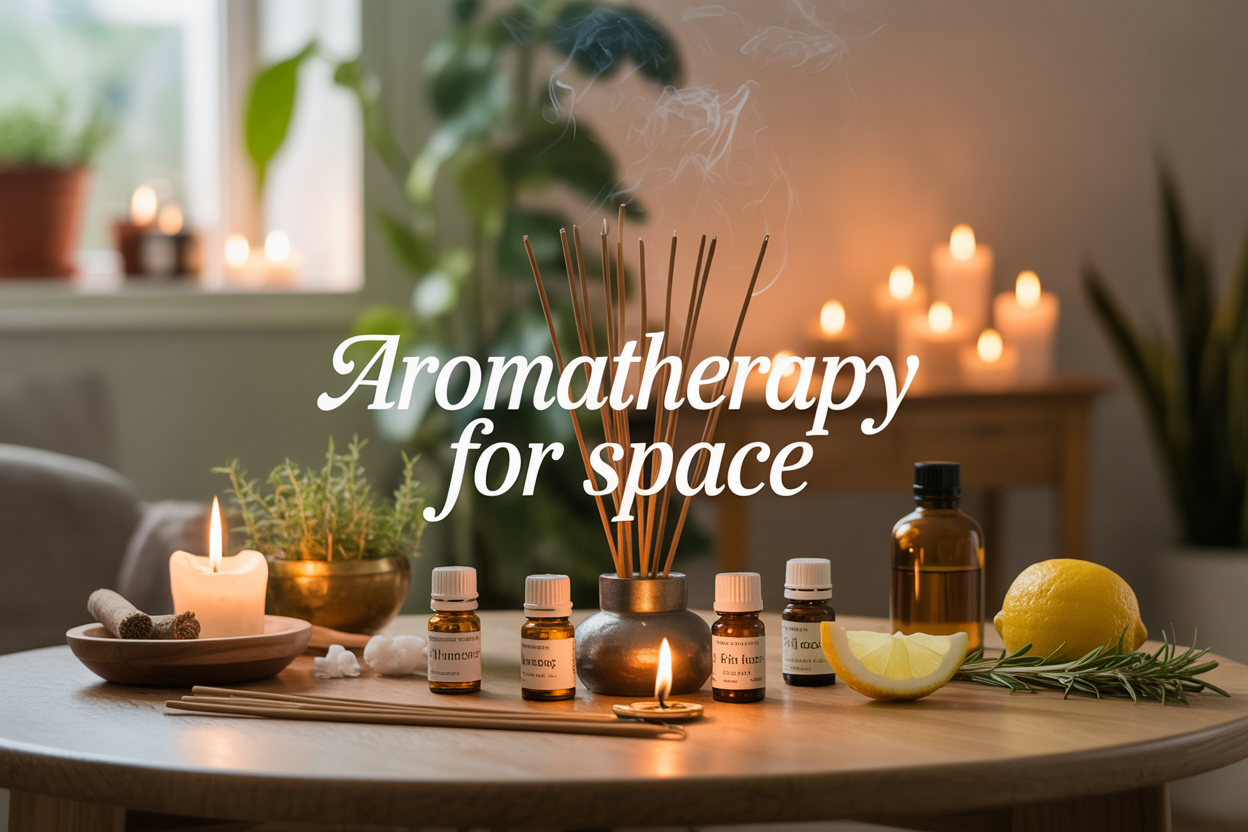 Aromatherapy for Space: Essential oils, incense, natural cleaners
