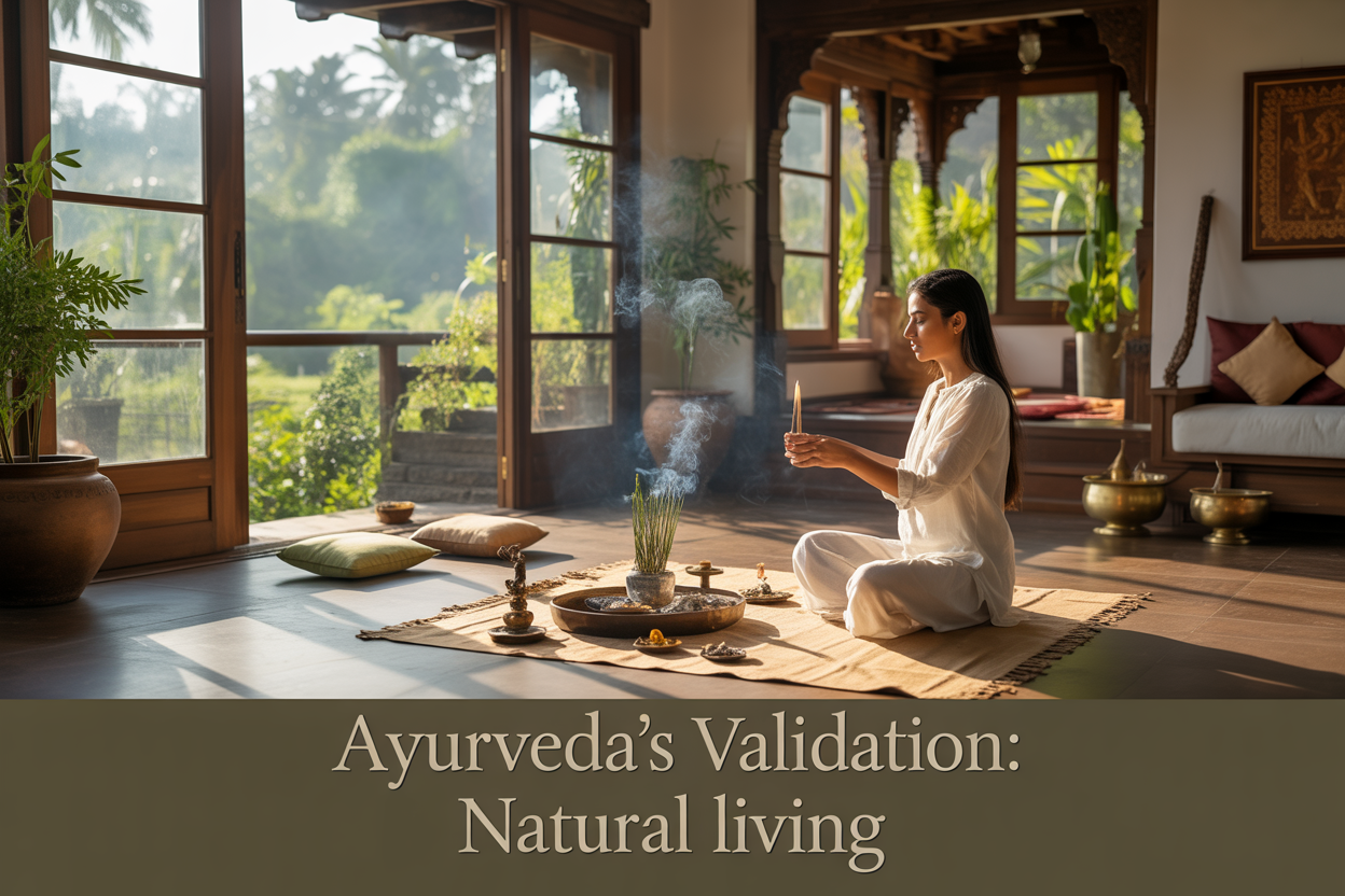 Ayurveda’s Validation: Natural living spaces, vastu, rituals