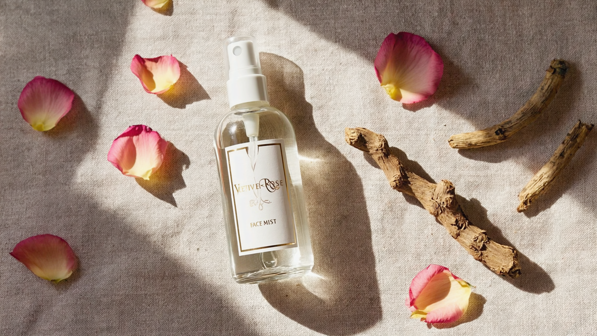 Vetiver-Rose Face Mist - Spray stillness on your skin