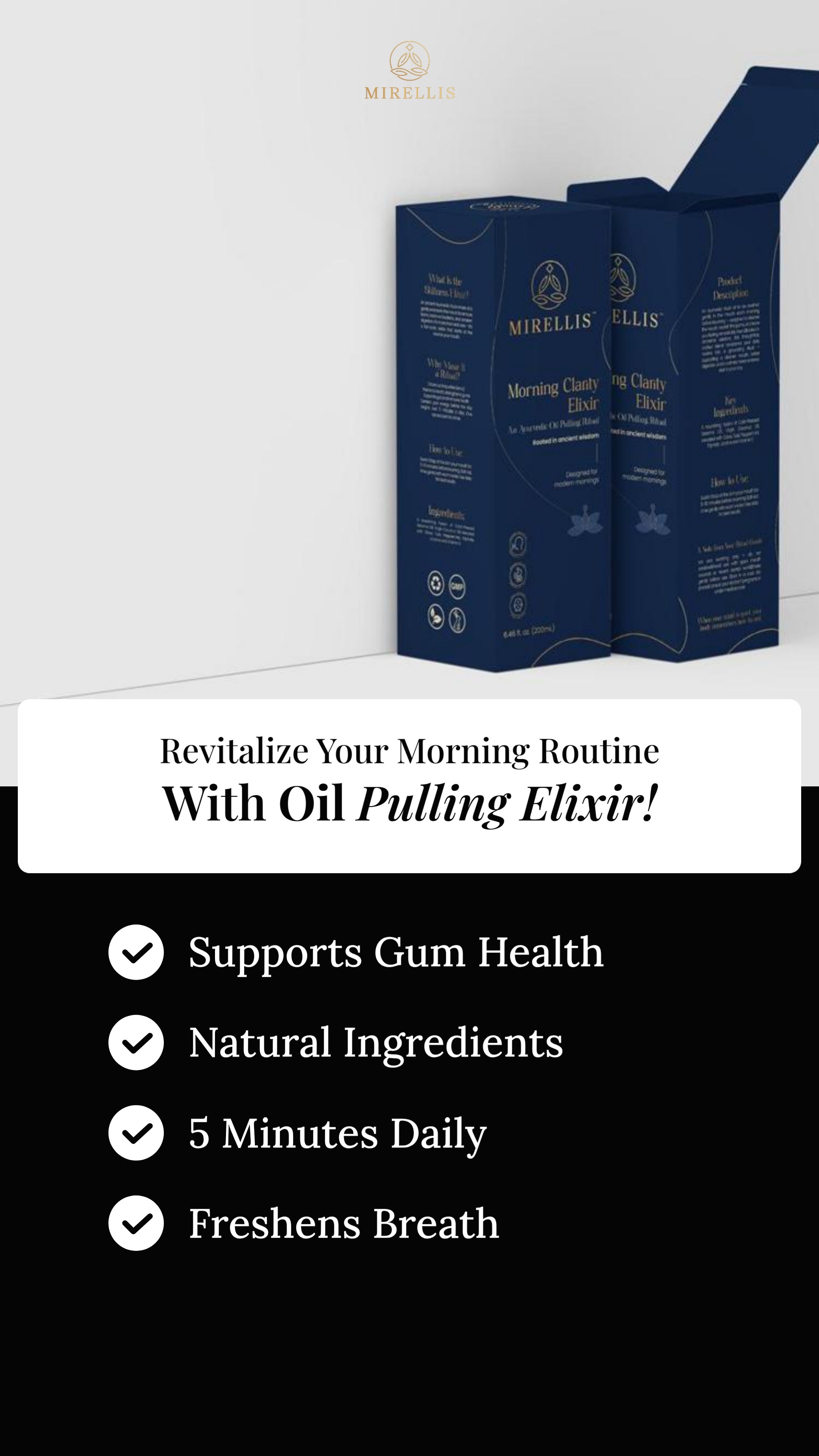 Oil Pulling Elixir - Your first ritual of the day
